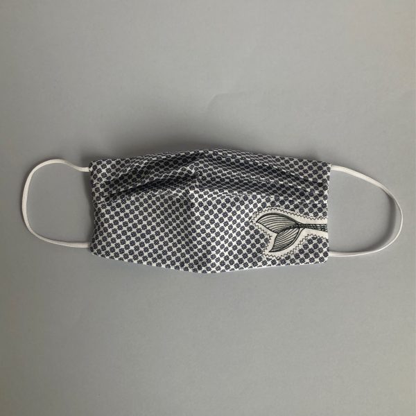 Mascherina tessuto stampa micro cotone con personalizzazione design Andrea Agostini