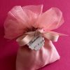 Sacchetto bomboniera rosa cipria - immagine 2
