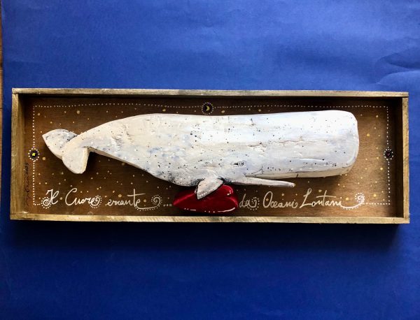 Portato dal Mare - capodoglio - 20 x 60