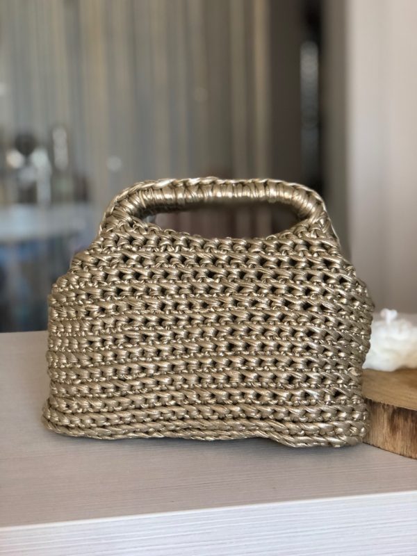 Borsa TRICOT oro