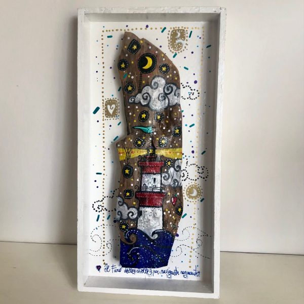 Portato dal mare - faro - 20 x 40
