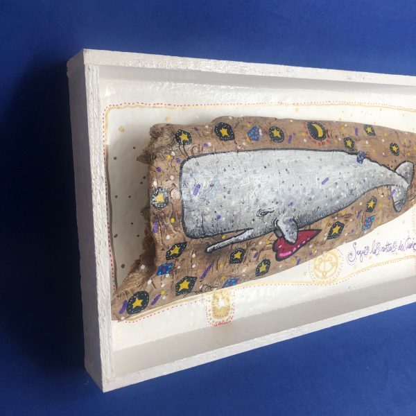 Portato dal Mare - balena gold - - immagine 2