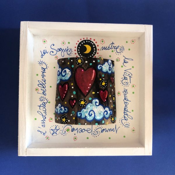 Portato dal mare - pura poesia - 15 x 15