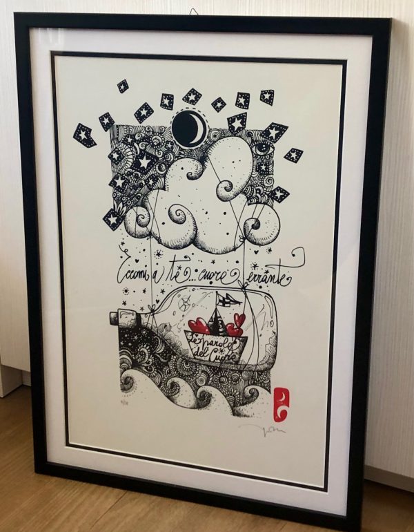 Eccomi a te cuore errante - stampa limited edition