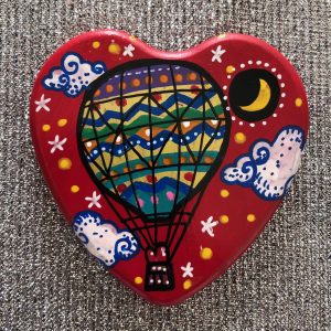 Cuore ceramica calamita M