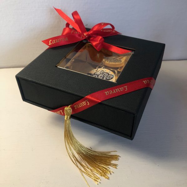 Scatola nera per bomboniera Laurea - immagine 2