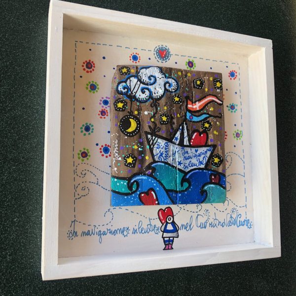 Portato dal mare - IN NAVIGAZIONE SILENTE - 20 x 20 - immagine 3