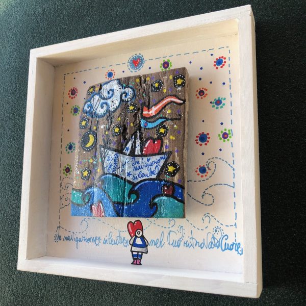 Portato dal mare - IN NAVIGAZIONE SILENTE - 20 x 20 - immagine 4