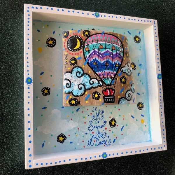 Portato dal mare - IL SOGNO NUTRE IL CUORE - 20 x 20 - immagine 2