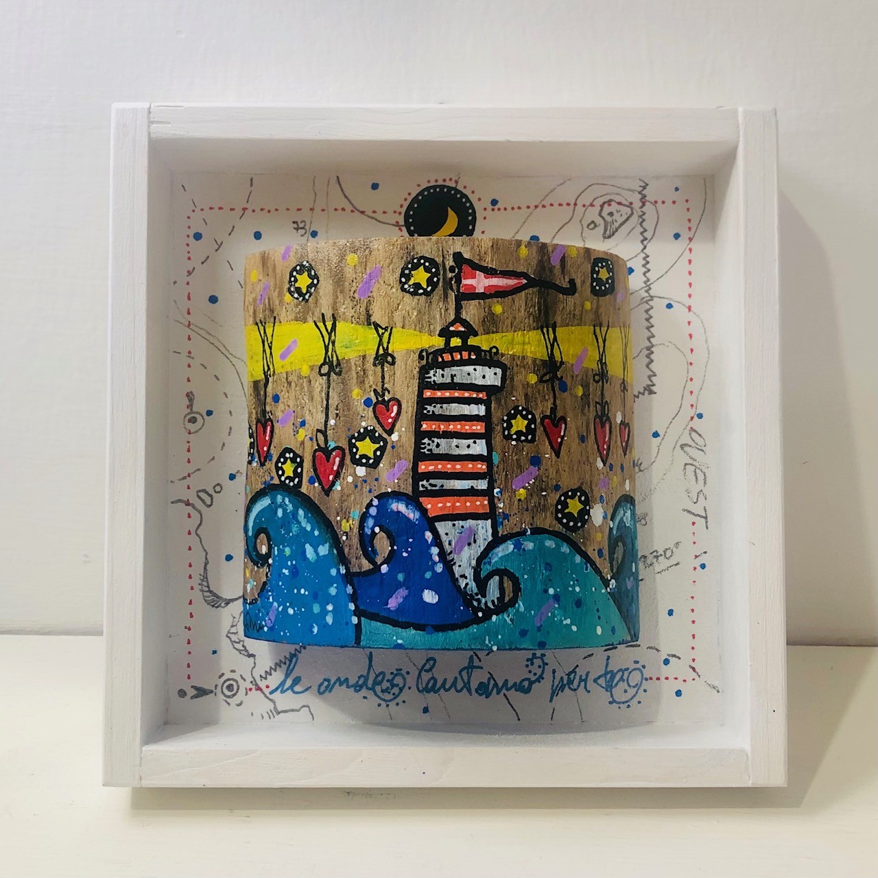 Portato dal mare - Le onde -15 x 15