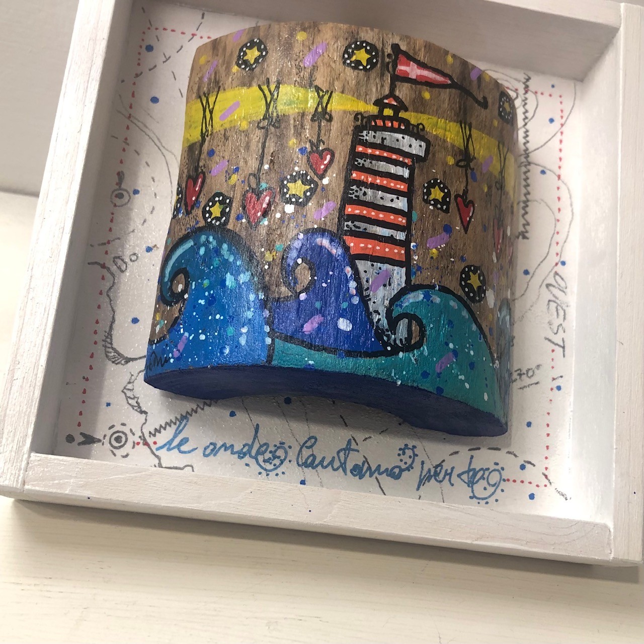 Portato dal mare - Le onde -15 x 15 - immagine 2