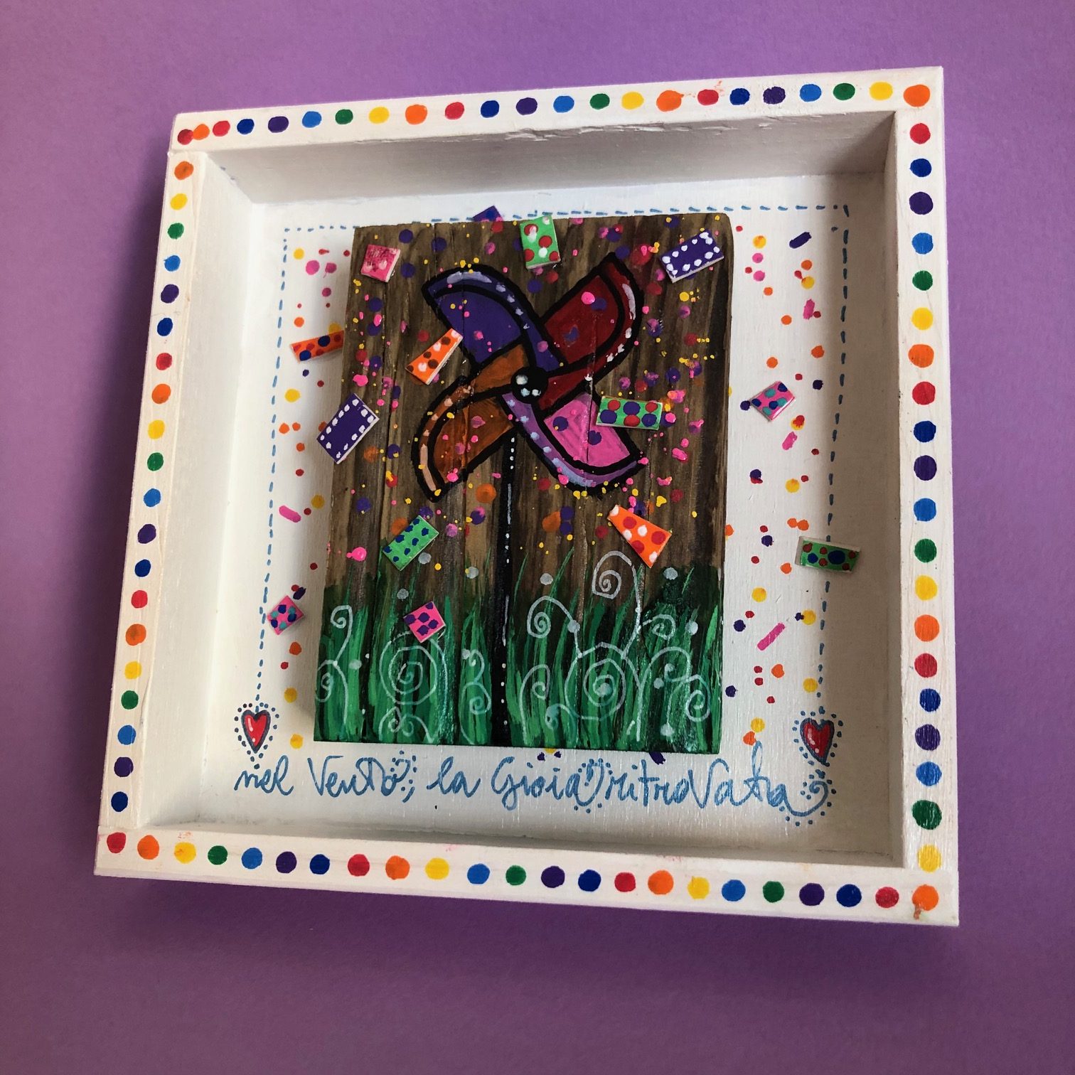 Portato dal mare - girandola -15 x 15 - immagine 3