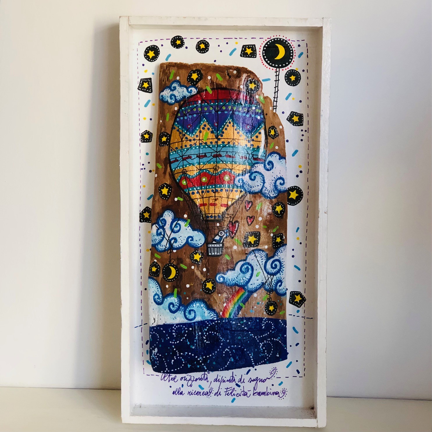 Portato dal mare - Felicità bambina - 20 x 40