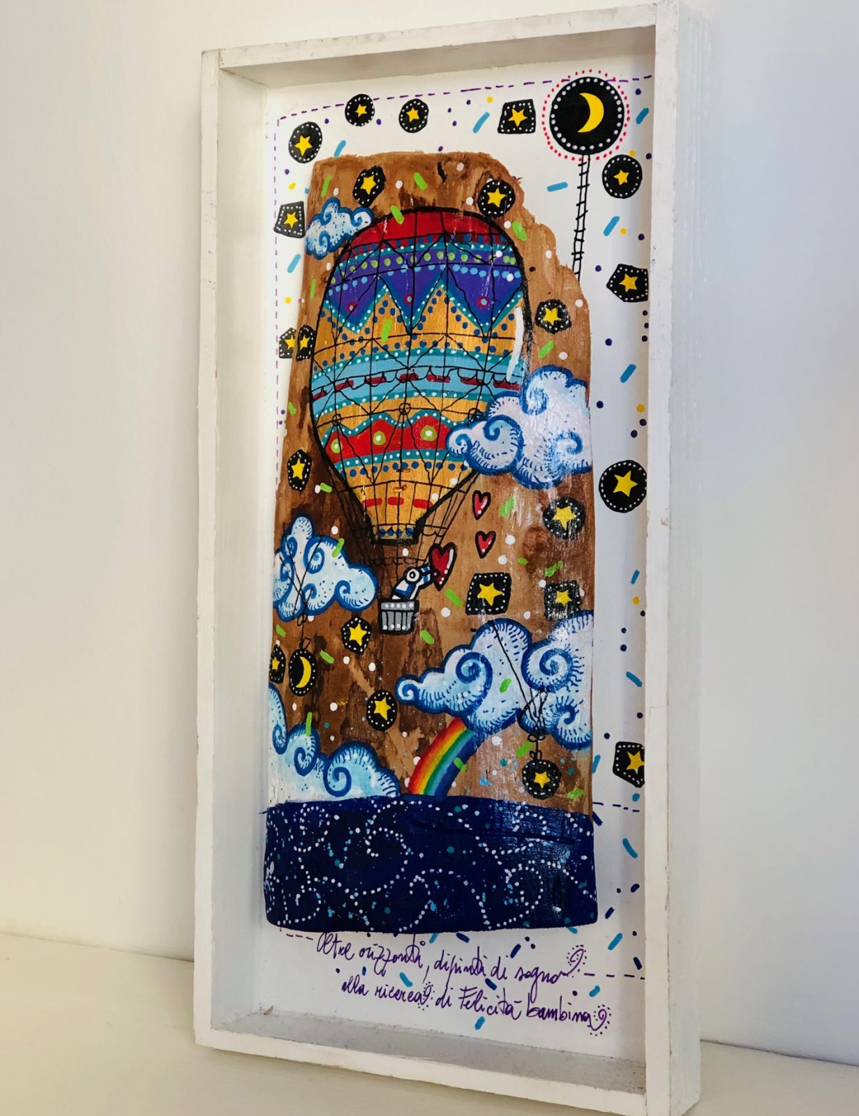 Portato dal mare - Felicità bambina - 20 x 40 - immagine 2