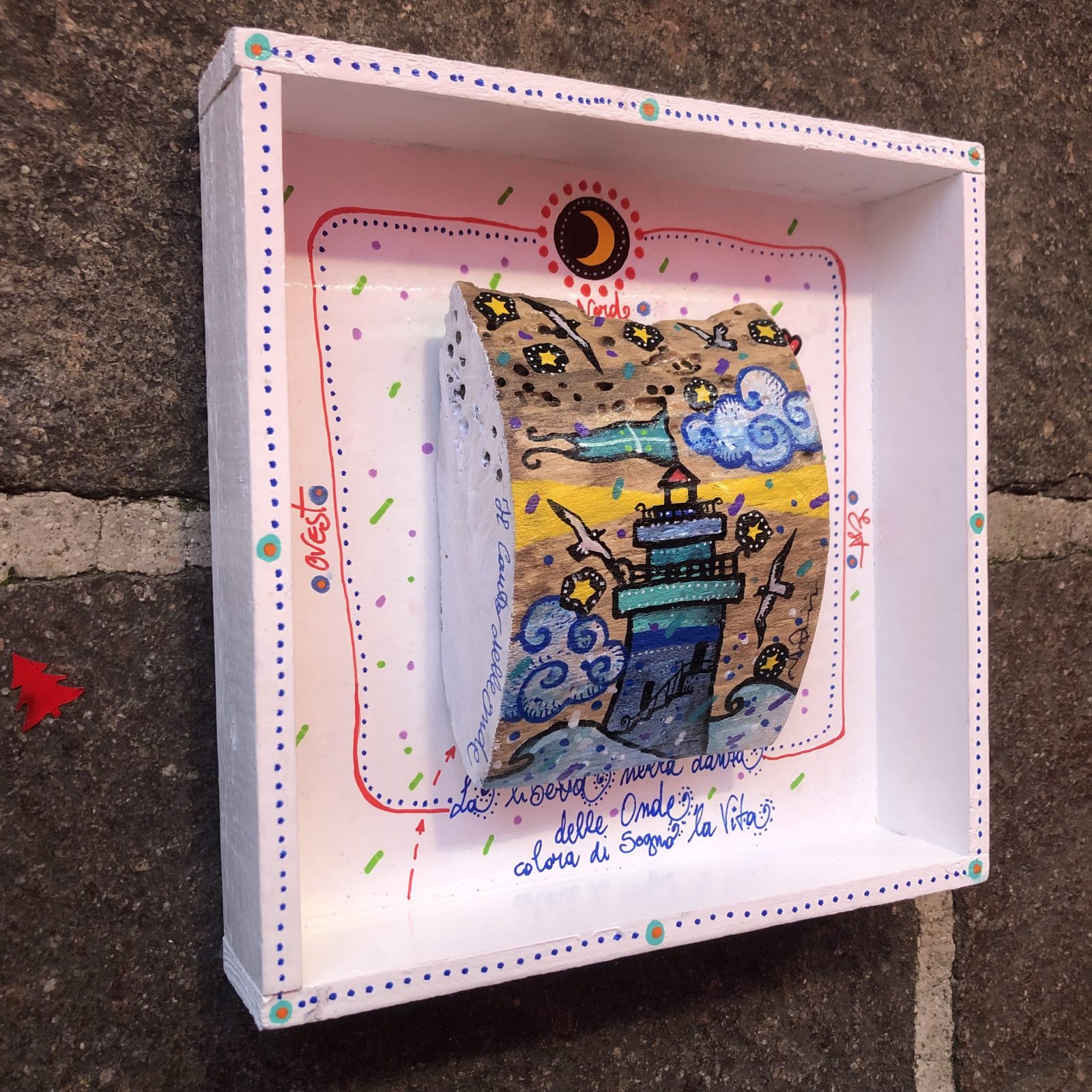 Portato dal mare - La danza delle onde - 20 x 20 - immagine 2