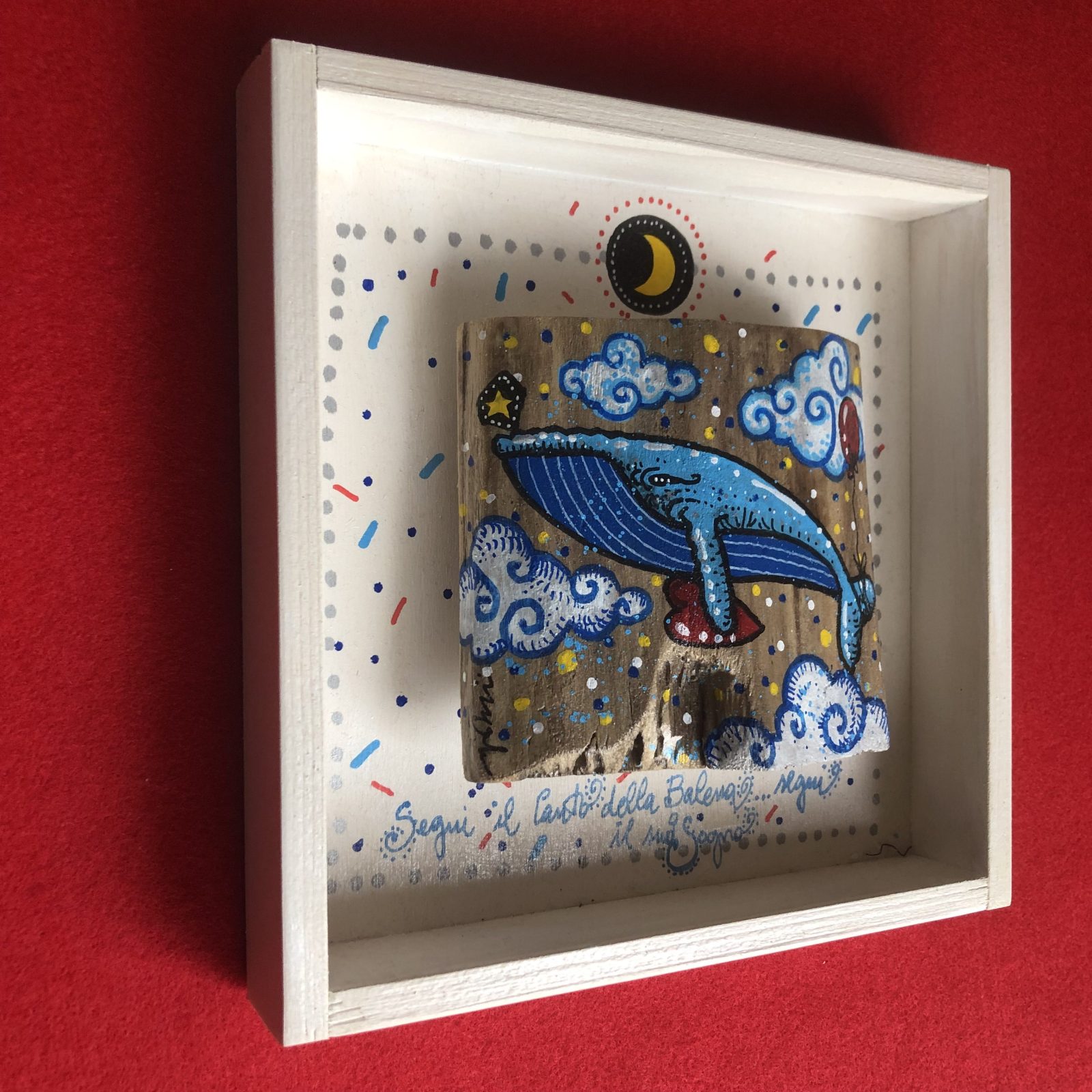 Portato dal mare - Il canto della balena - 20 x 20 - immagine 2