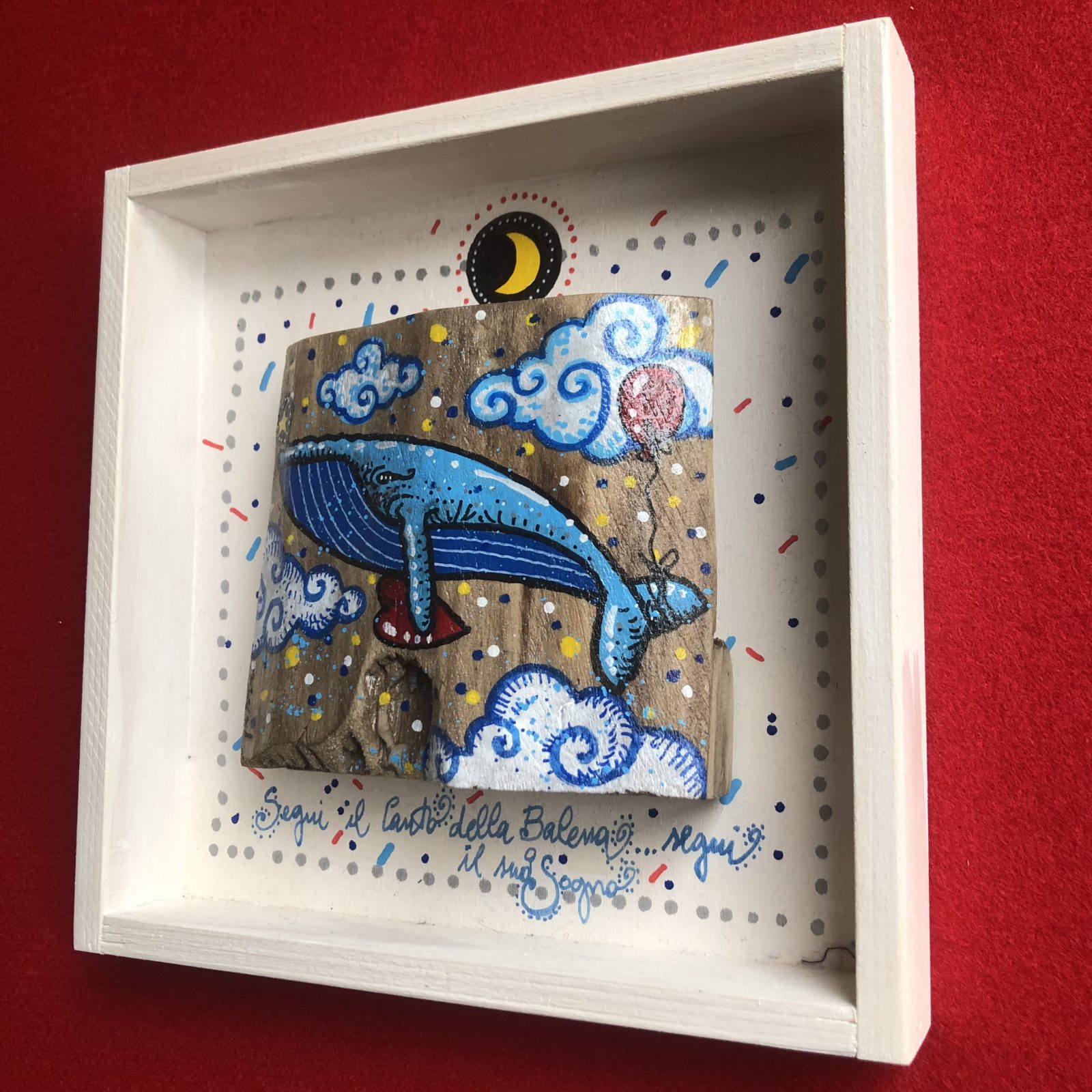 Portato dal mare - Il canto della balena - 20 x 20 - immagine 3