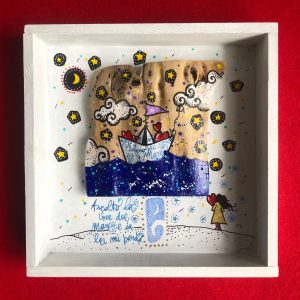 Portato dal mare - la voce del mare - 20 x 20