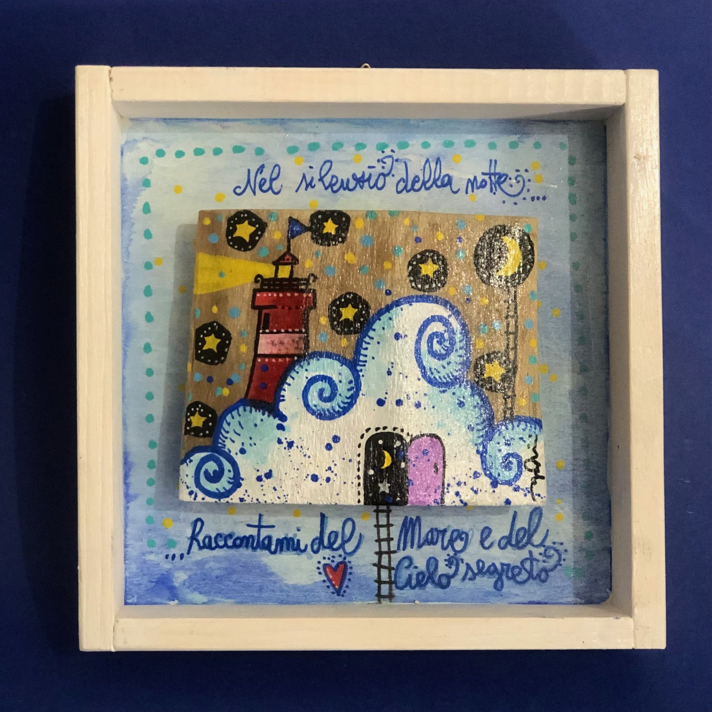 Portato dal mare - nel silenzio -15 x 15