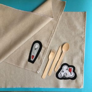 Coppia Tovagliette palloncino e nuvola