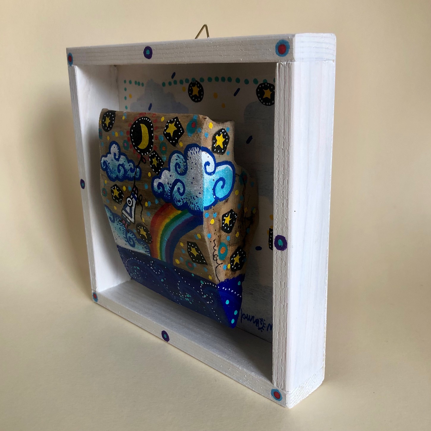 Portato dal mare - nell'arcobaleno -15 x 15 - immagine 3