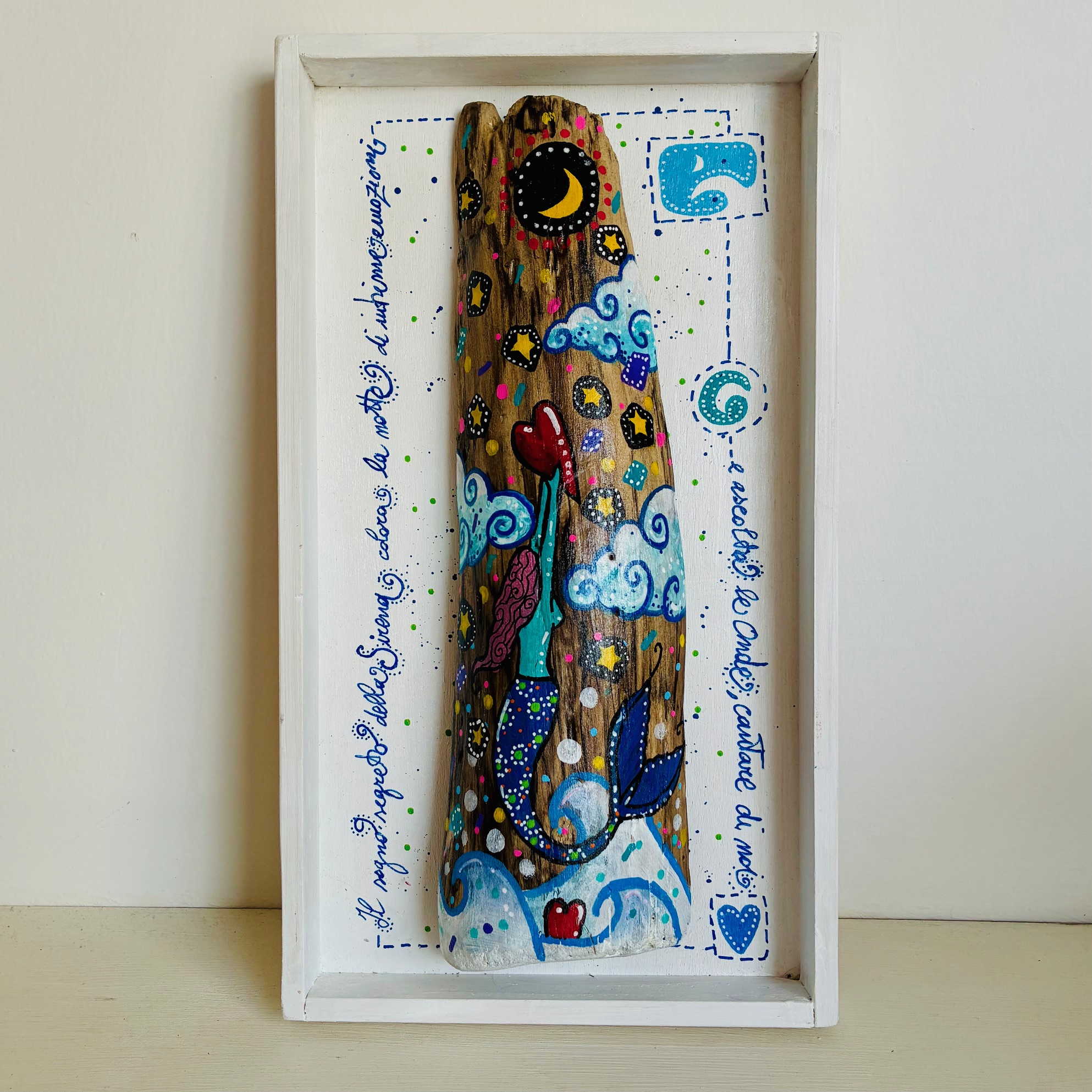 Portato dal mare - Sirena - 20 x 34